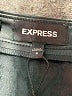 Express 100% Polyester Black Faux Leather Skirt Size 0 - photo 4