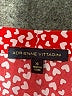 Adrienne Vittadini Hearts Red 3/4 Sleeve Blouse Size XL - photo 7