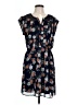Daniel Rainn 100% Polyester Print Blue Casual Dress Size L - photo 1