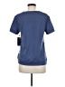 Peter Som 100% Rayon Graphic Blue Short Sleeve Blouse Size M - photo 2