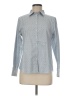 Lands' End 100% Baumwolle Polka Dots Blue Long Sleeve Button-Down Shirt Size 8 (petite) - photo 1