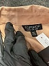 Topshop 100% Polyester Color Block Tan Long Sleeve Blouse Size 8 - photo 7
