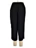 SOHO Apparel Ltd 100% Polyester Solid Black Casual Pants Size 1X - photo 2