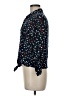 Love Notes 100% Rayon Blue Long Sleeve Polo Size M - photo 5