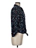 Love Notes 100% Rayon Blue Long Sleeve Polo Size M - photo 4