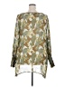 Ashley Stewart Camo Green Long Sleeve Blouse Size 18 Plus - photo 2