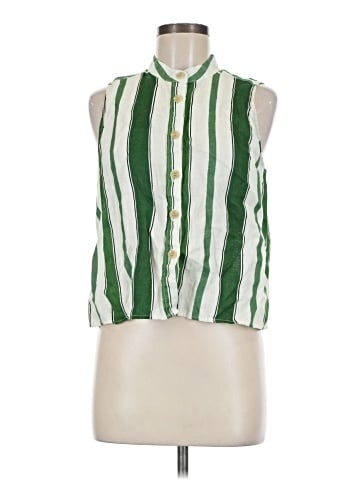 Ann Taylor Sleeveless Button-Down Shirt (view 1)