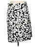 Ann Taylor LOFT Print Black Formal Skirt Size 10 - photo 2