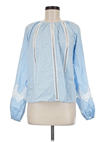 Ann Taylor Long Sleeve Blouse (view 1)