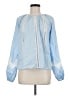 Ann Taylor Blue Long Sleeve Blouse Size M - photo 1