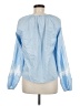 Ann Taylor Blue Long Sleeve Blouse Size M - photo 2