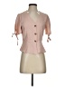 Topshop Pink Short Sleeve Blouse Size 4 - photo 1