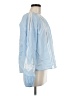 Ann Taylor Blue Long Sleeve Blouse Size M - photo 4