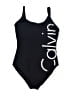 Calvin Klein Graphic Black One Piece Swimsuit Size 10 - photo 1