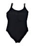 Calvin Klein Graphic Black One Piece Swimsuit Size 10 - photo 2