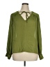 Vince Camuto 100% Polyester Green Long Sleeve Blouse Size XL - photo 1
