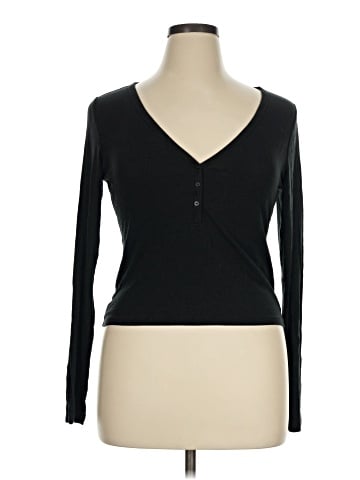Victoria's Secret Long Sleeve Henley (view 1)