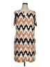 Tacera Chevron-herringbone Tan Casual Dress Size 1X - photo 1