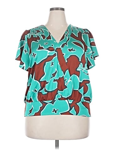 Nine West Short Sleeve Blouse (view 1)