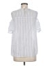 AGB 100% Cotton Silver Sleeveless Blouse Size M - photo 2