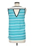 Sweet Rain 100% Polyester Teal Sleeveless Top Size M - photo 2