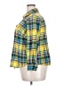 Chaps 100% Cotton Plaid Yellow 3/4 Sleeve Button-Down Shirt Size 2X - photo 5