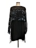 BCBGMAXAZRIA 100% Silk Black Cocktail Dress Size L - photo 1
