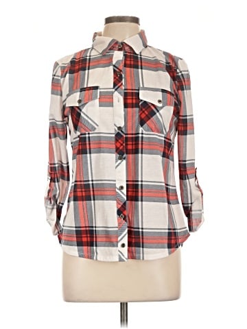 Polly & Esther 3/4 Sleeve Blouse (view 1)