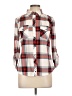 Polly & Esther 100% Polyester Plaid Ivory 3/4 Sleeve Blouse Size L - photo 1