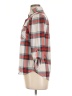 Polly & Esther 100% Polyester Plaid Ivory 3/4 Sleeve Blouse Size L - photo 5