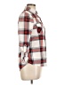 Polly & Esther 100% Polyester Plaid Ivory 3/4 Sleeve Blouse Size L - photo 4