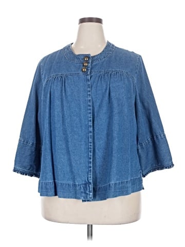 DressBarn 3/4 Sleeve Button-Down Shirt (view 1)