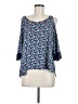Xhilaration Blue 3/4 Sleeve Blouse Size M - photo 1