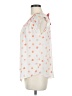 LC Lauren Conrad 100% Polyester White Sleeveless Blouse Size M - photo 5