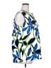 Fred David Green Sleeveless Blouse Size 2X - photo 4