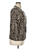 Croft & Barrow Animal Print Brown Cardigan Size 1X - photo 4