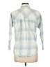 Treasure & Bond Checkered-gingham Blue Long Sleeve Button-Down Shirt Size L - photo 2