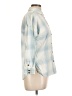 Treasure & Bond Checkered-gingham Blue Long Sleeve Button-Down Shirt Size L - photo 4