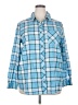 Eddie Bauer Plaid Blue Long Sleeve Button-Down Shirt Size XXL (2XL) - photo 1