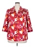Cj Banks Floral Red Blazer Size 2X - photo 1