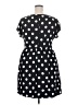 Forever 21 Plus 100% Polyester Polka Dots Black Casual Dress Size 2X Plus - photo 2