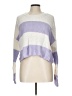 Moon & Madison 100% Acrylic Color Block Purple Pullover Sweater Size L - photo 1