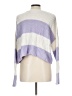 Moon & Madison 100% Acrylic Color Block Purple Pullover Sweater Size L - photo 2