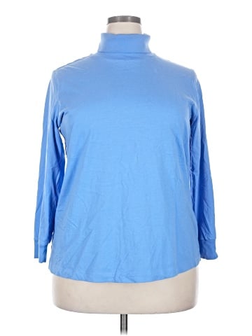 Woman Within 3/4 Sleeve Top (view 1)
