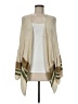 Pol 100% Polyester Tan Cardigan Size M - photo 1