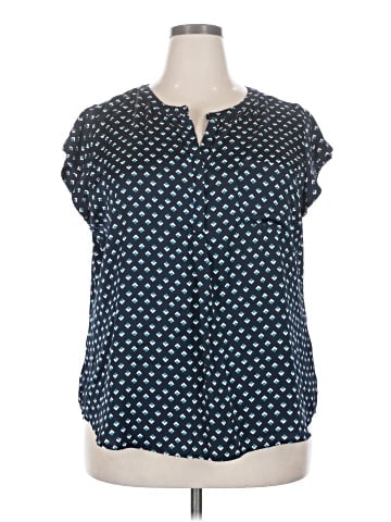 Liz Claiborne Short Sleeve Blouse (view 1)