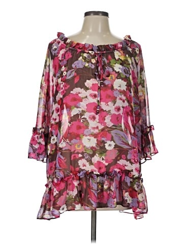 Simonton Says 3/4 Sleeve Blouse (view 1)