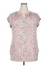 Fun2Fun Pink Short Sleeve Blouse Size XXL - photo 1