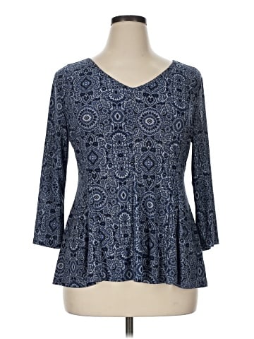 Roz & Ali 3/4 Sleeve Top (view 1)