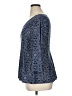 Roz & Ali Blue 3/4 Sleeve Top Size XL Petite - photo 5